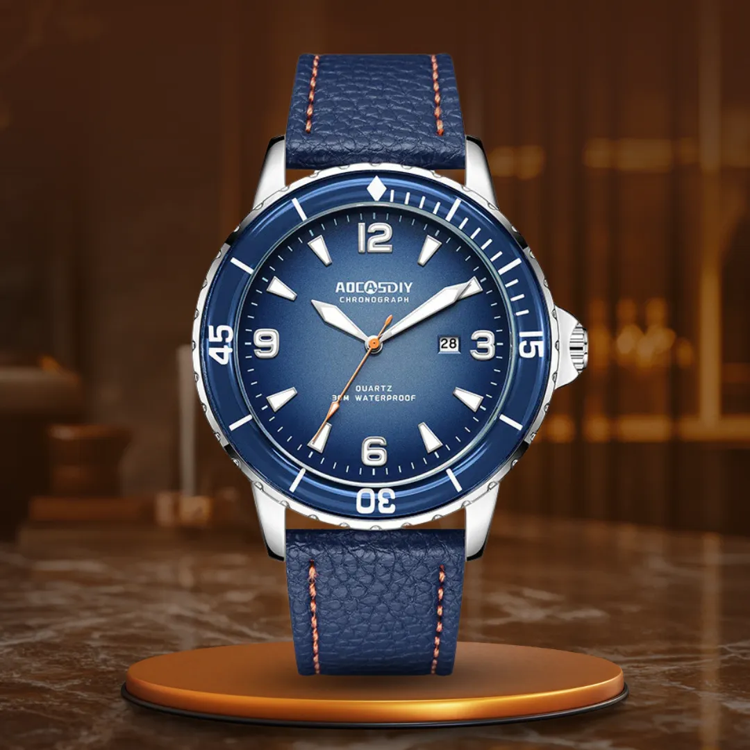 Casual Leather Strap Watch