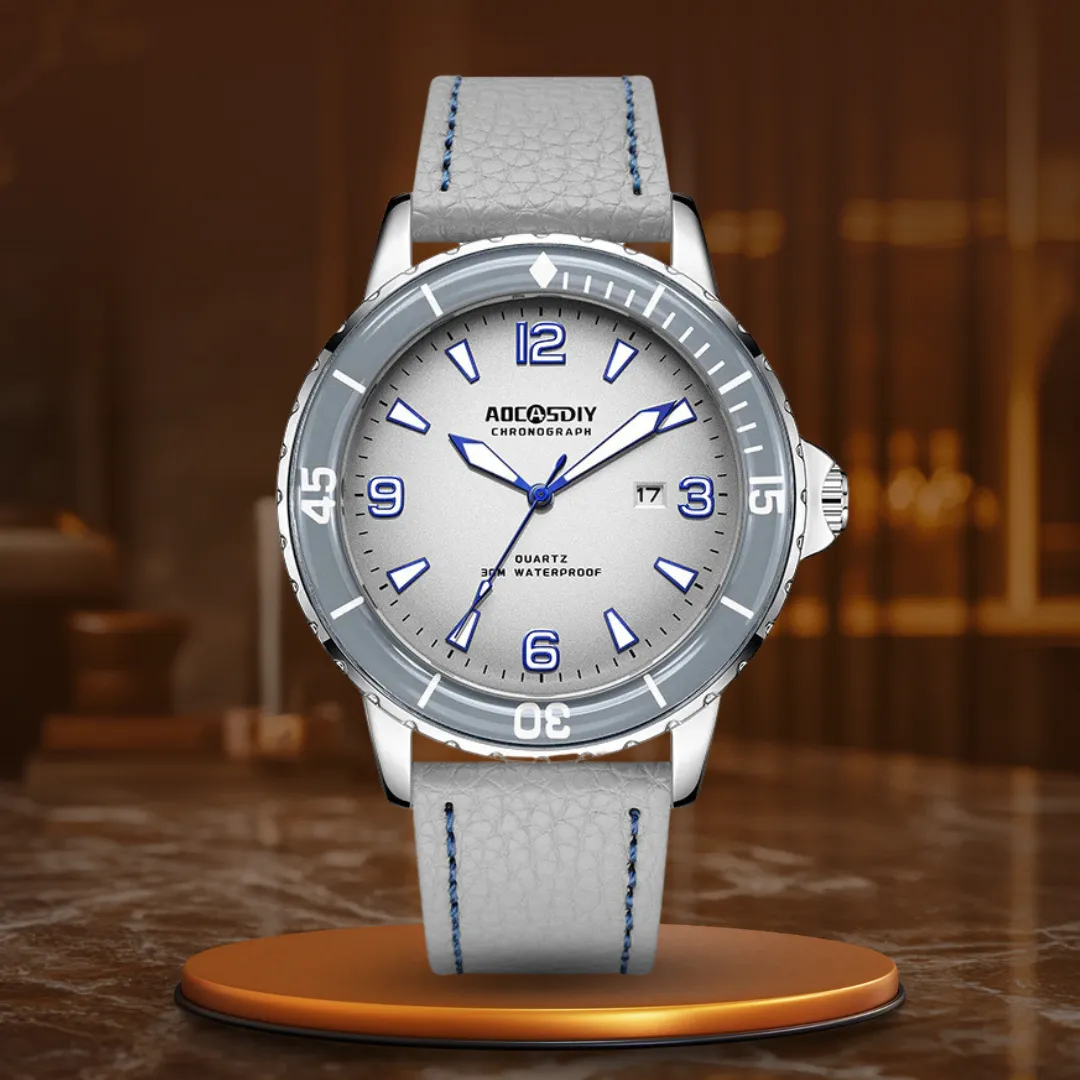 Casual Leather Strap Watch