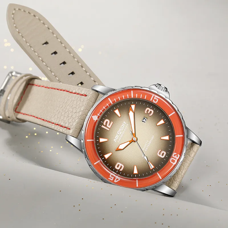 Casual Leather Strap Watch