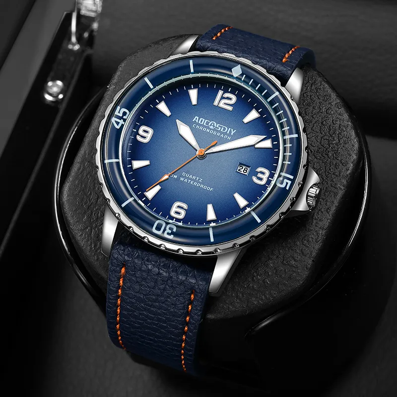 Casual Leather Strap Watch