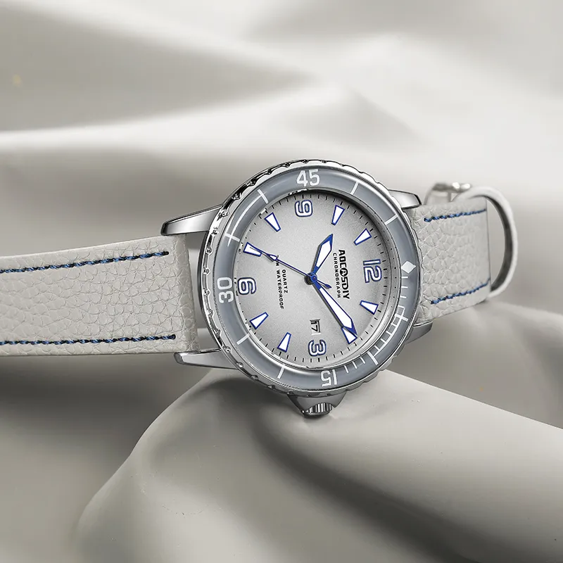 Casual Leather Strap Watch
