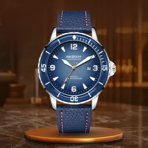 Casual Leather Strap Watch
