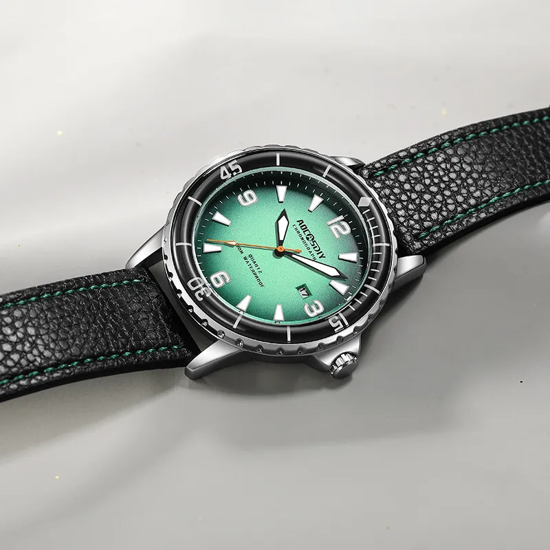 Casual Leather Strap Watch