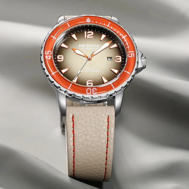 Casual Leather Strap Watch