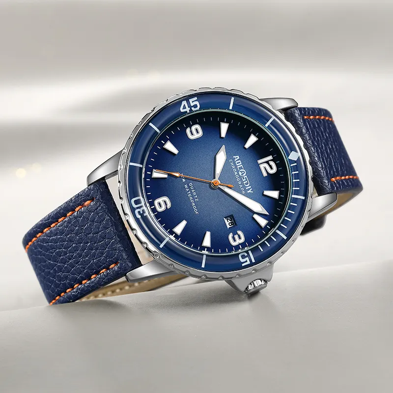 Casual Leather Strap Watch