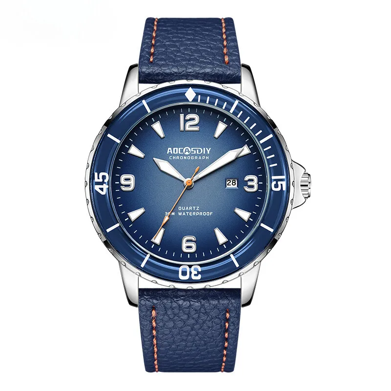Casual Leather Strap Watch