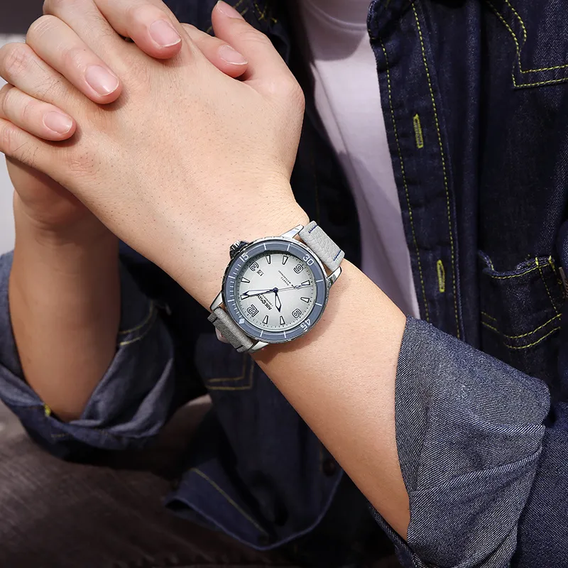 Casual Leather Strap Watch