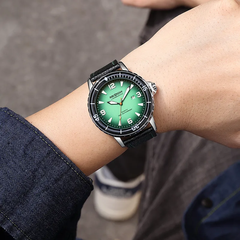 Casual Leather Strap Watch