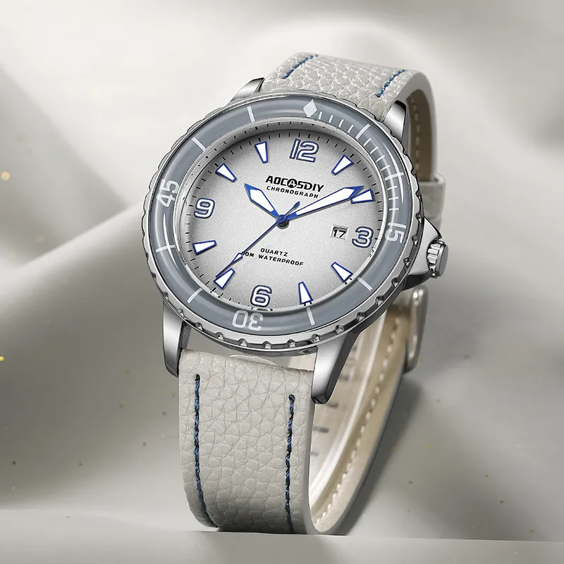 Casual Leather Strap Watch