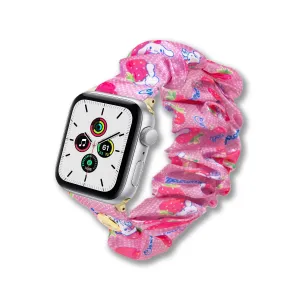 Cinnamoroll x Sonix Strawberries Scrunchie Apple Watch Band