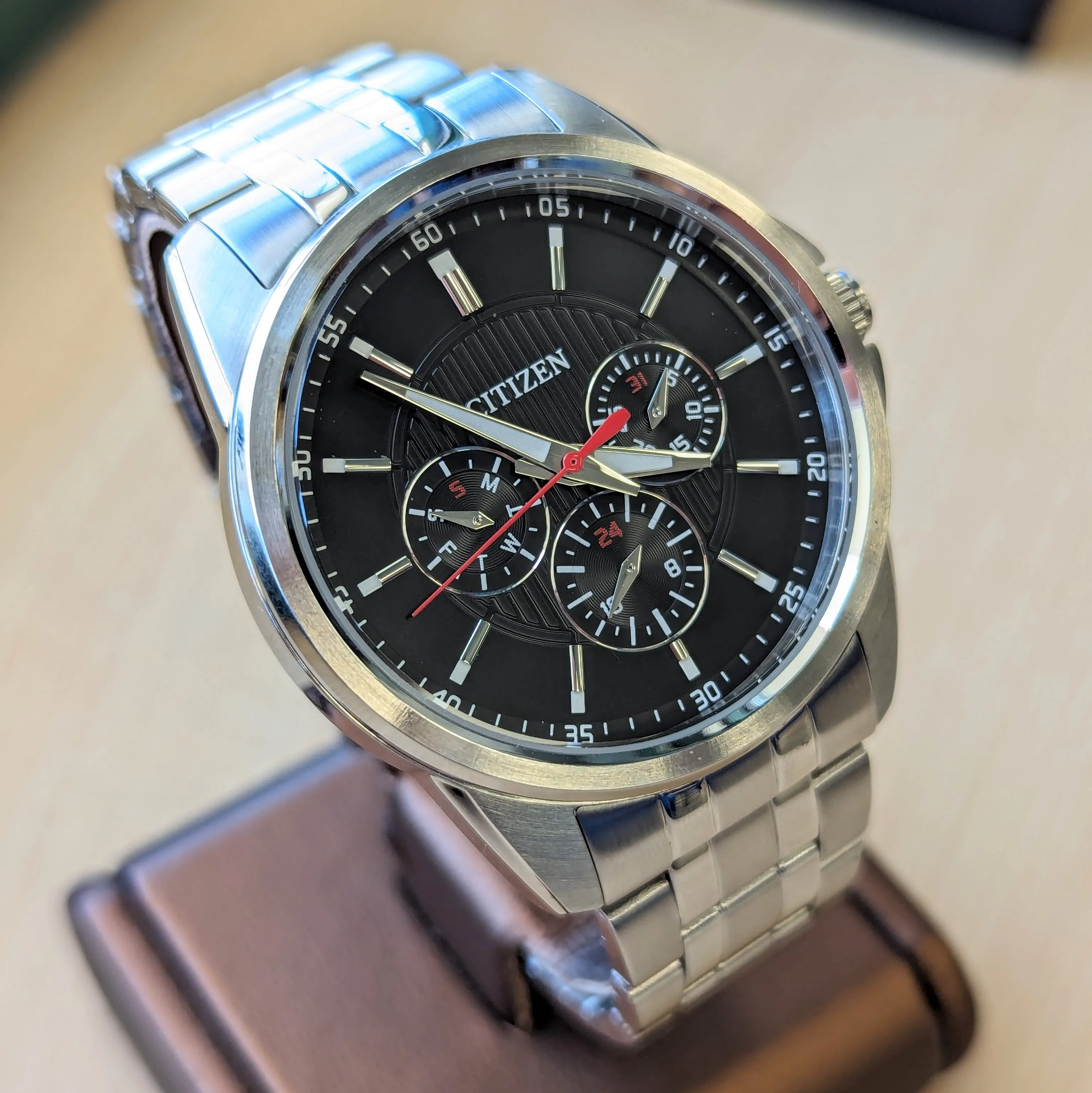 CITIZEN Quartz Watch Ref. AG8340-58E ALL Stainless Steel Cal. 6329 ALL Original! In Box!