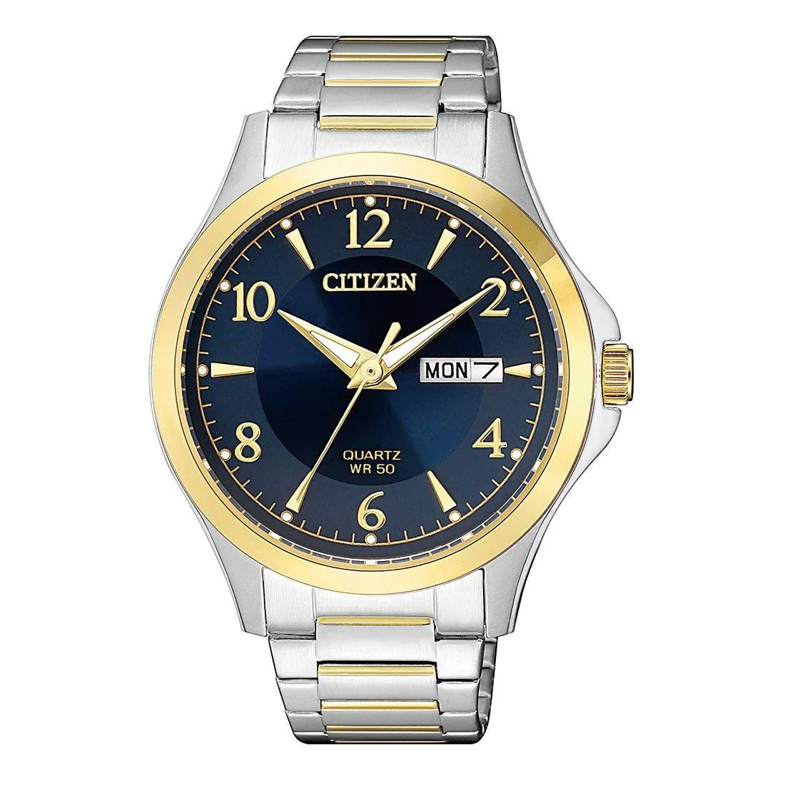 Citizen Two-Tone Watch with Midnight Blue Dial BF2005-54L