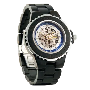 Classic Mens Automatic Blackwood Watch Ebony