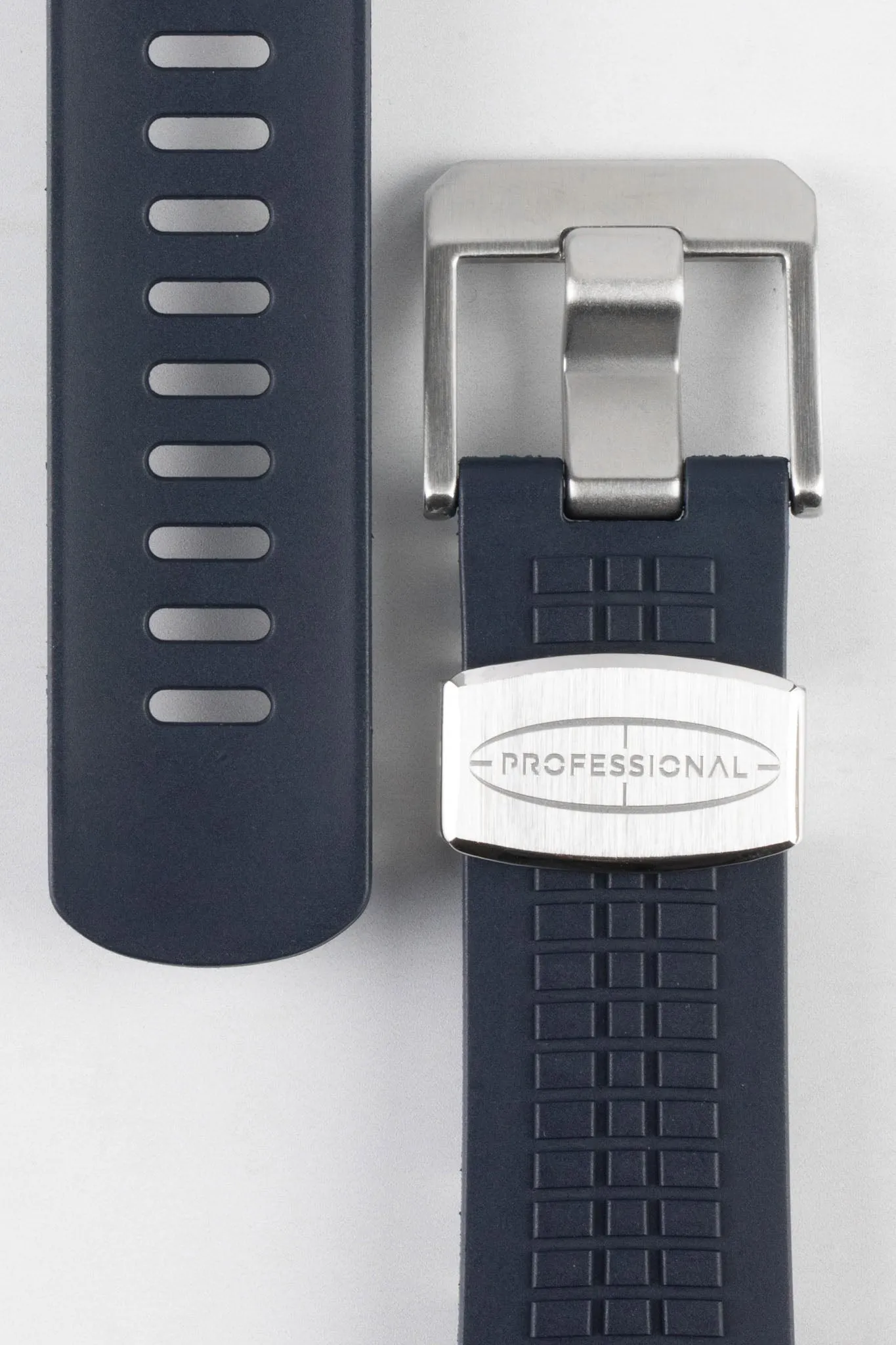 CRAFTER BLUE CB12 'Aquanaut' Rubber Watch Strap for Seiko Turtle – NAVY BLUE