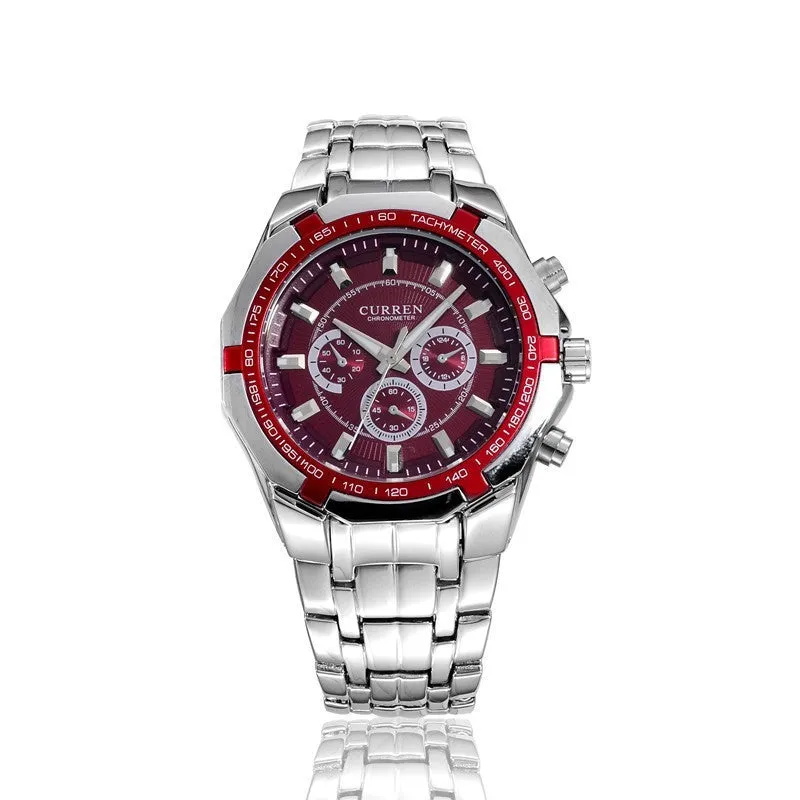 CURREN Brand Men Sports Watches Men Military Wrist Watches Casual Full Steel Men Watch Waterproof
