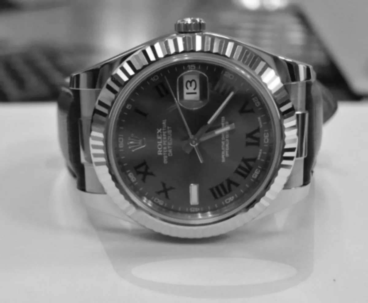 CUSTOM STRAP END LINK FOR ROLEX DATEJUST 126231 126233 126234 SHINY CENTER