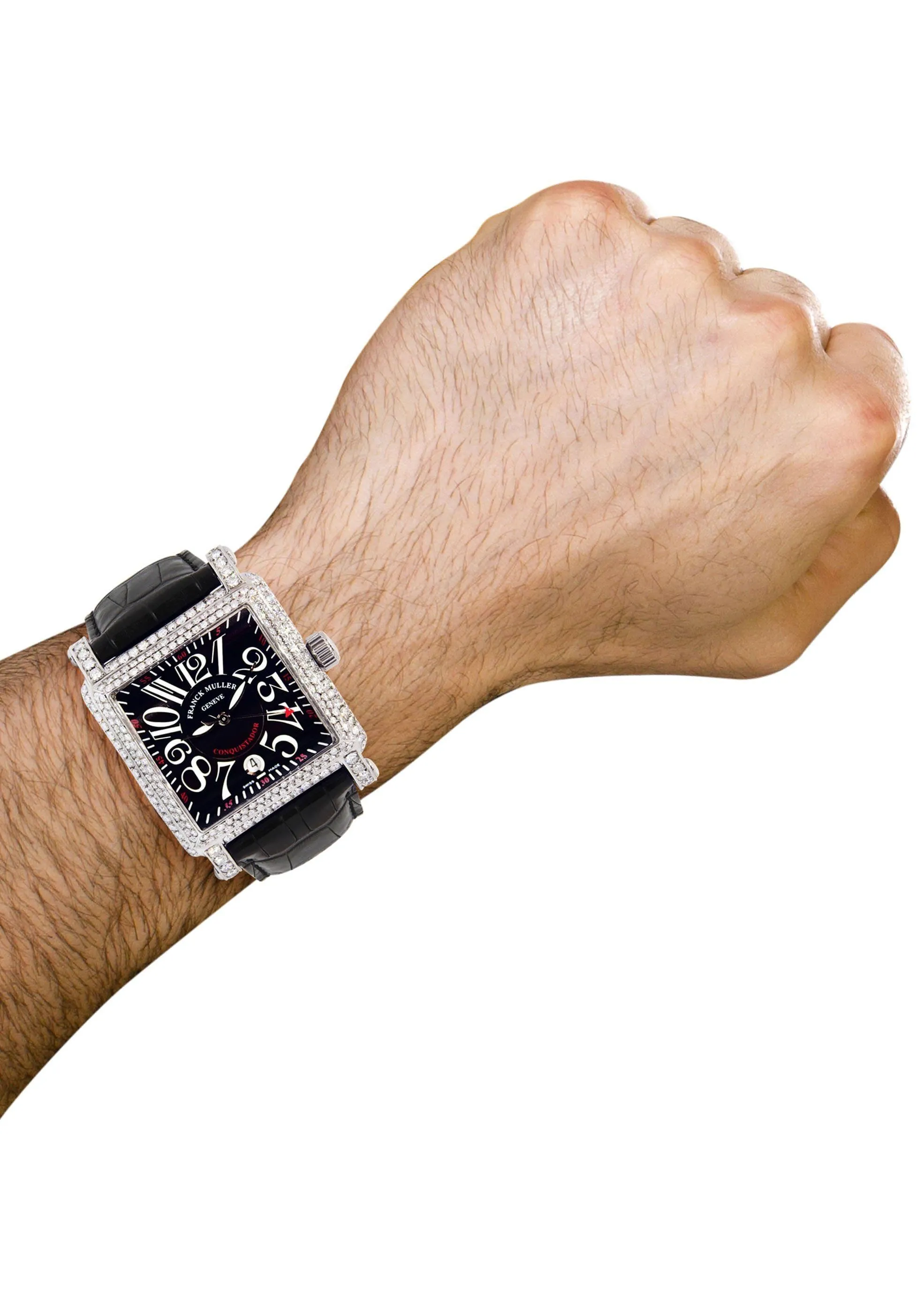 Diamond Franck Muller Conquistador Cortez | Stainless Steel