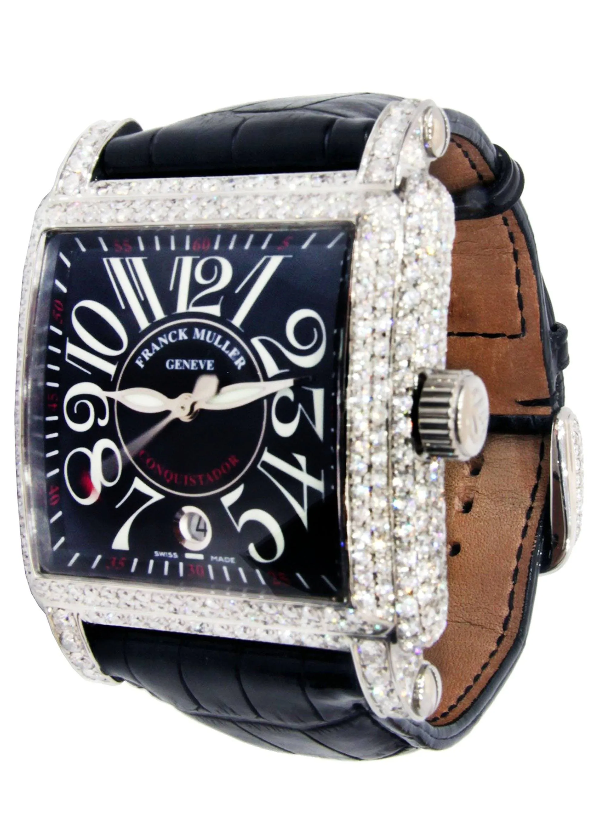 Diamond Franck Muller Conquistador Cortez | Stainless Steel