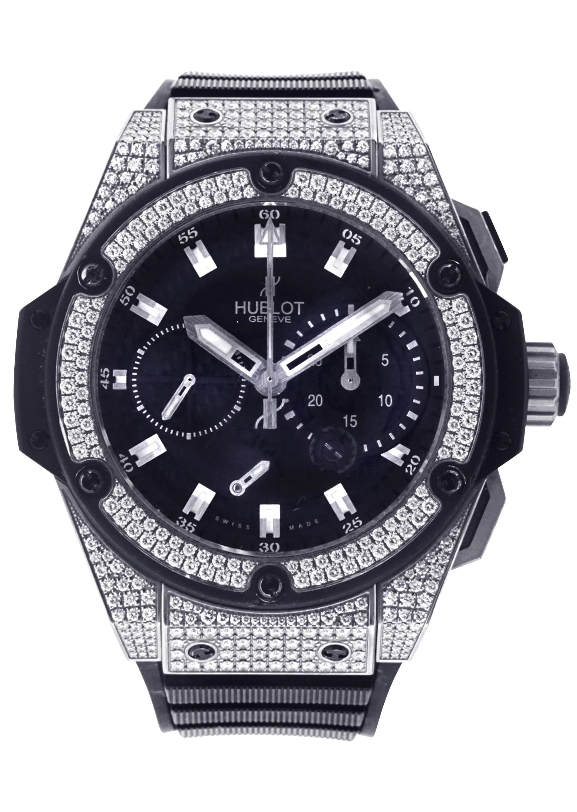 Diamond Hublot King Power | Ceramic | 48 Mm