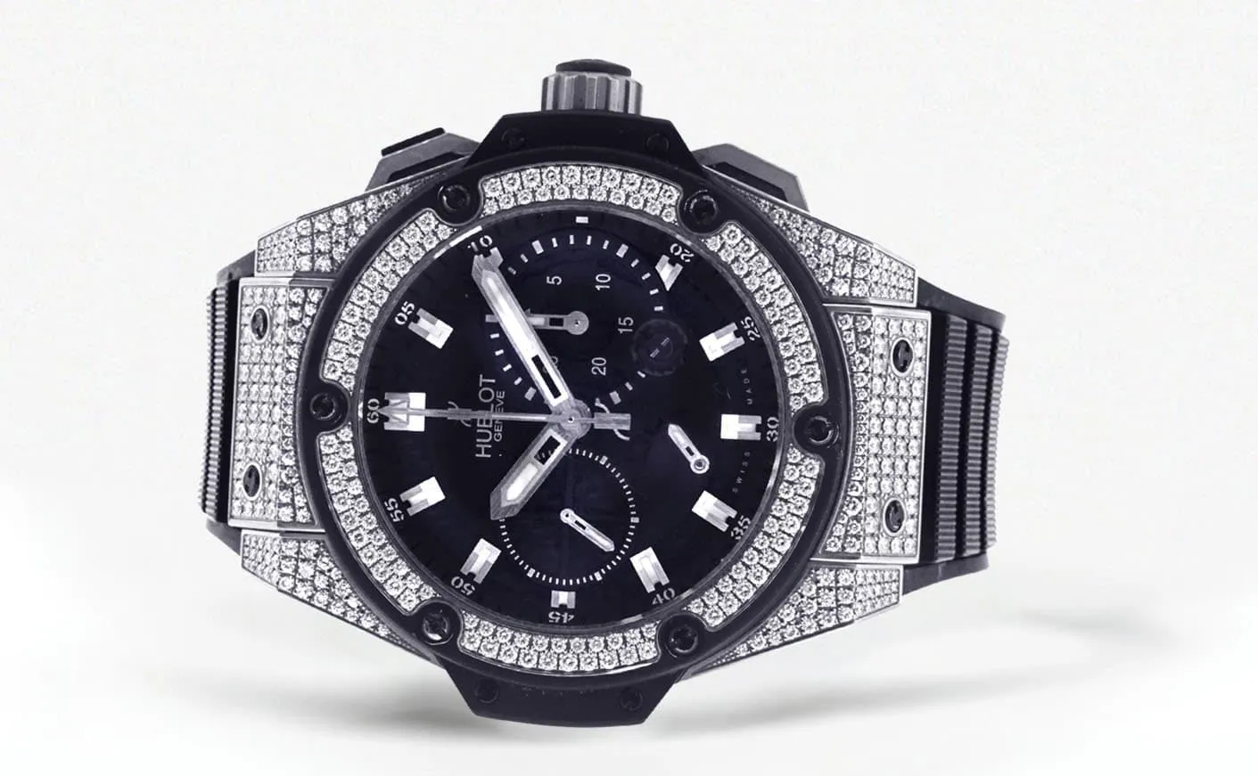 Diamond Hublot King Power | Ceramic | 48 Mm