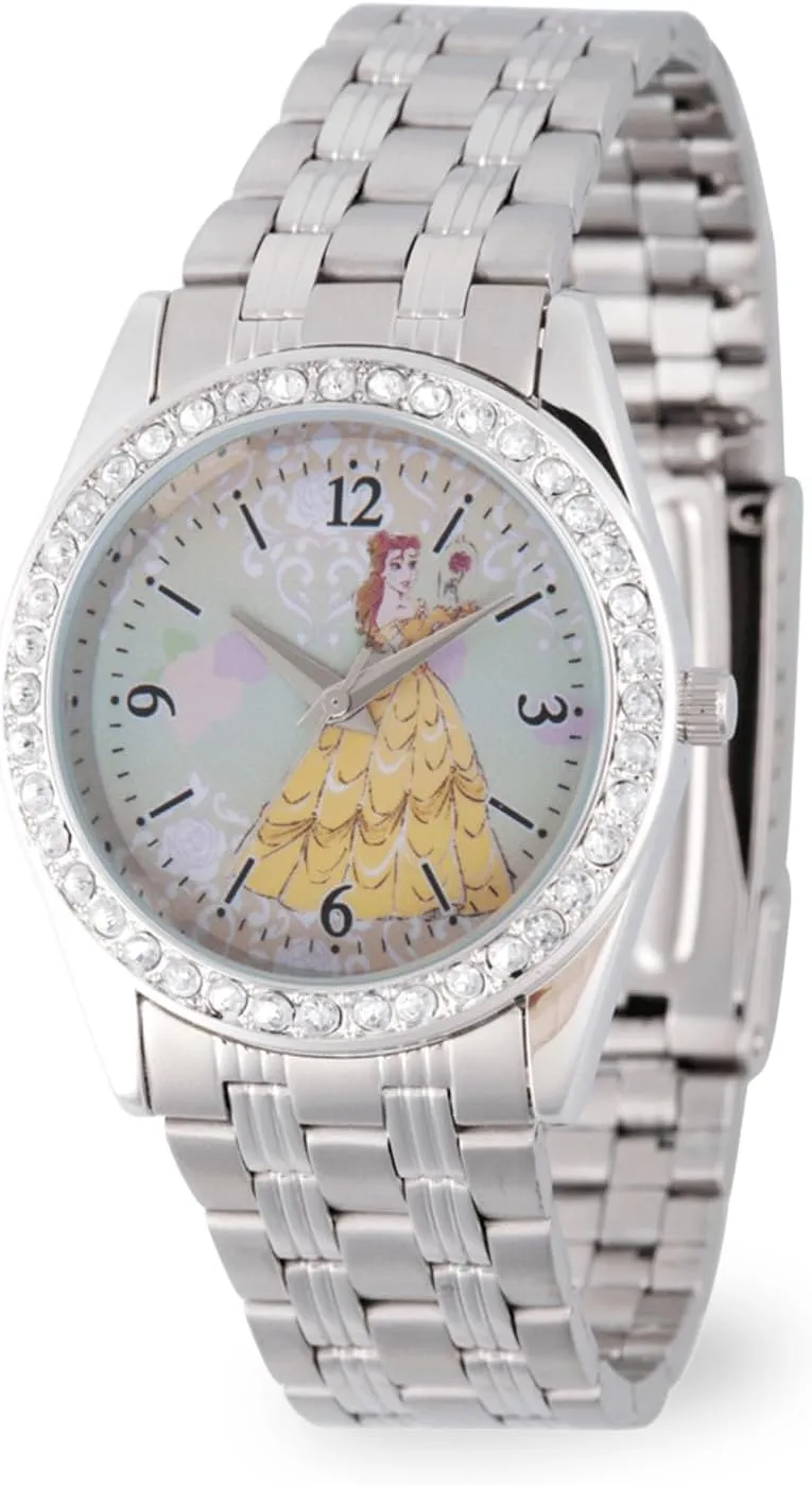 Disney Adult Round Glitz Analog Quartz Watch