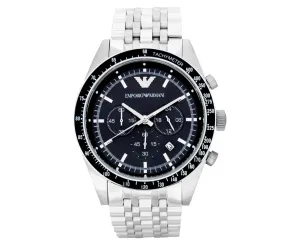 Emporio Armani Men's 46mm AR6072 Sportivo Watch - Black/Silver