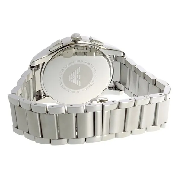 Emporio Armani Men’s Quartz Stainless Steel Black Dial 44mm Watch AR11083