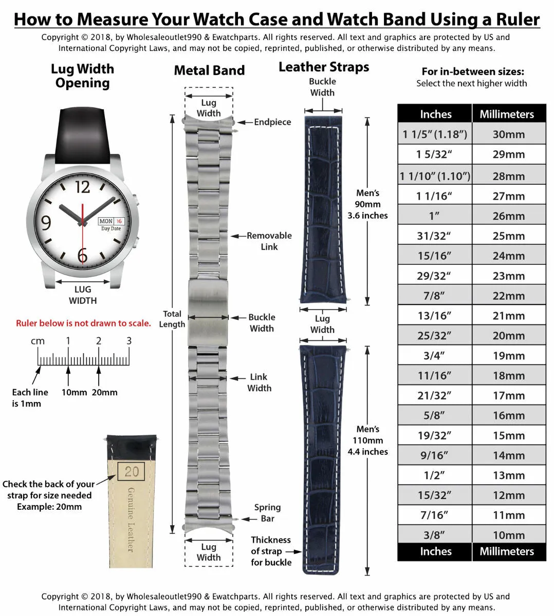 END PIEICE END LINK JUBILEE WATCH BAND FOR 34MM ROLEX DATE AIRKING TWO TONE 19MM