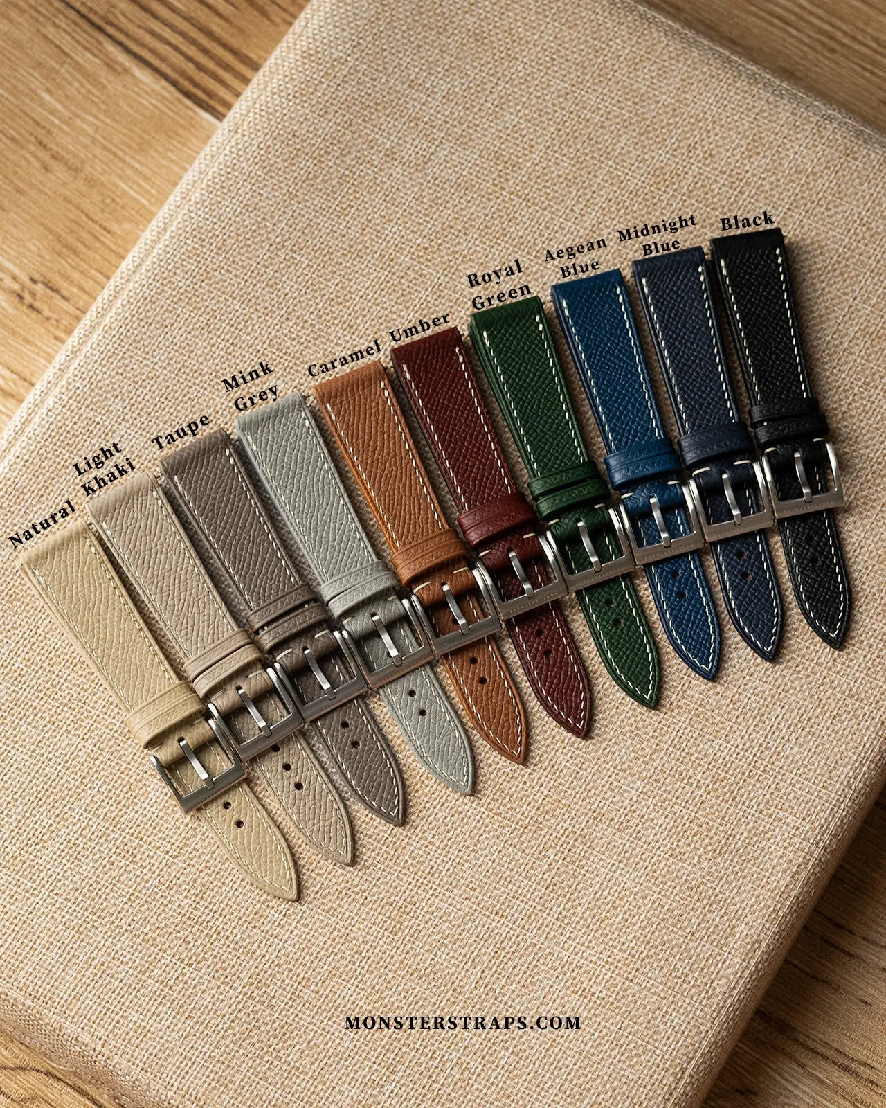 Epsom Leather Strap (Chocolate)