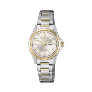 EQ0595-55A - Ladies 2 Tone Dress Watch