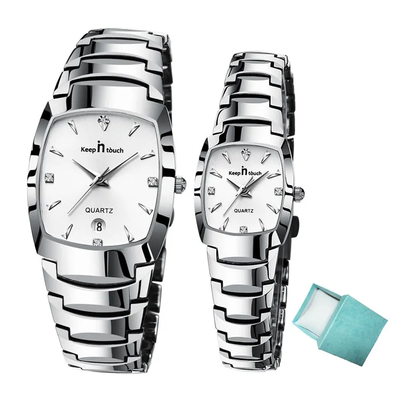 Fashion Square Couple Watches