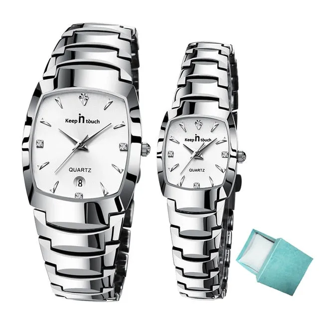 Fashion Square Couple Watches