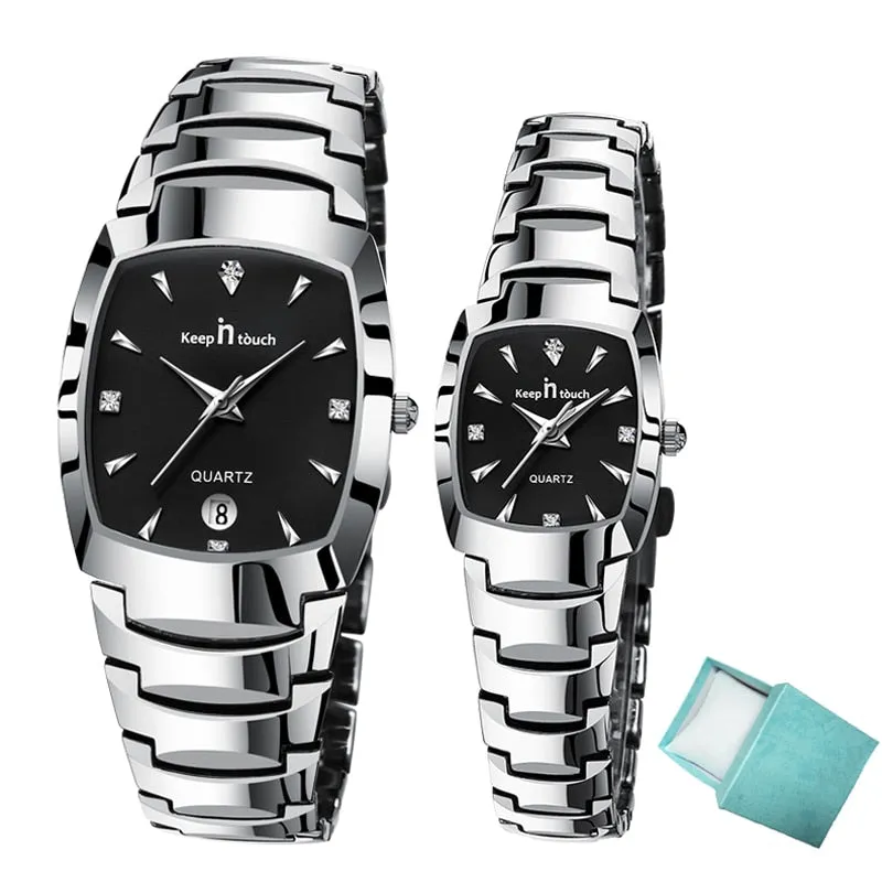 Fashion Square Couple Watches