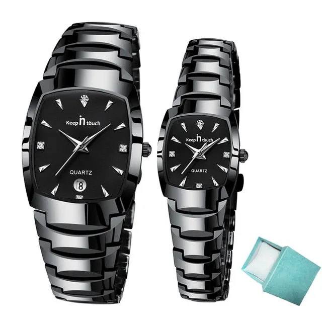 Fashion Square Couple Watches