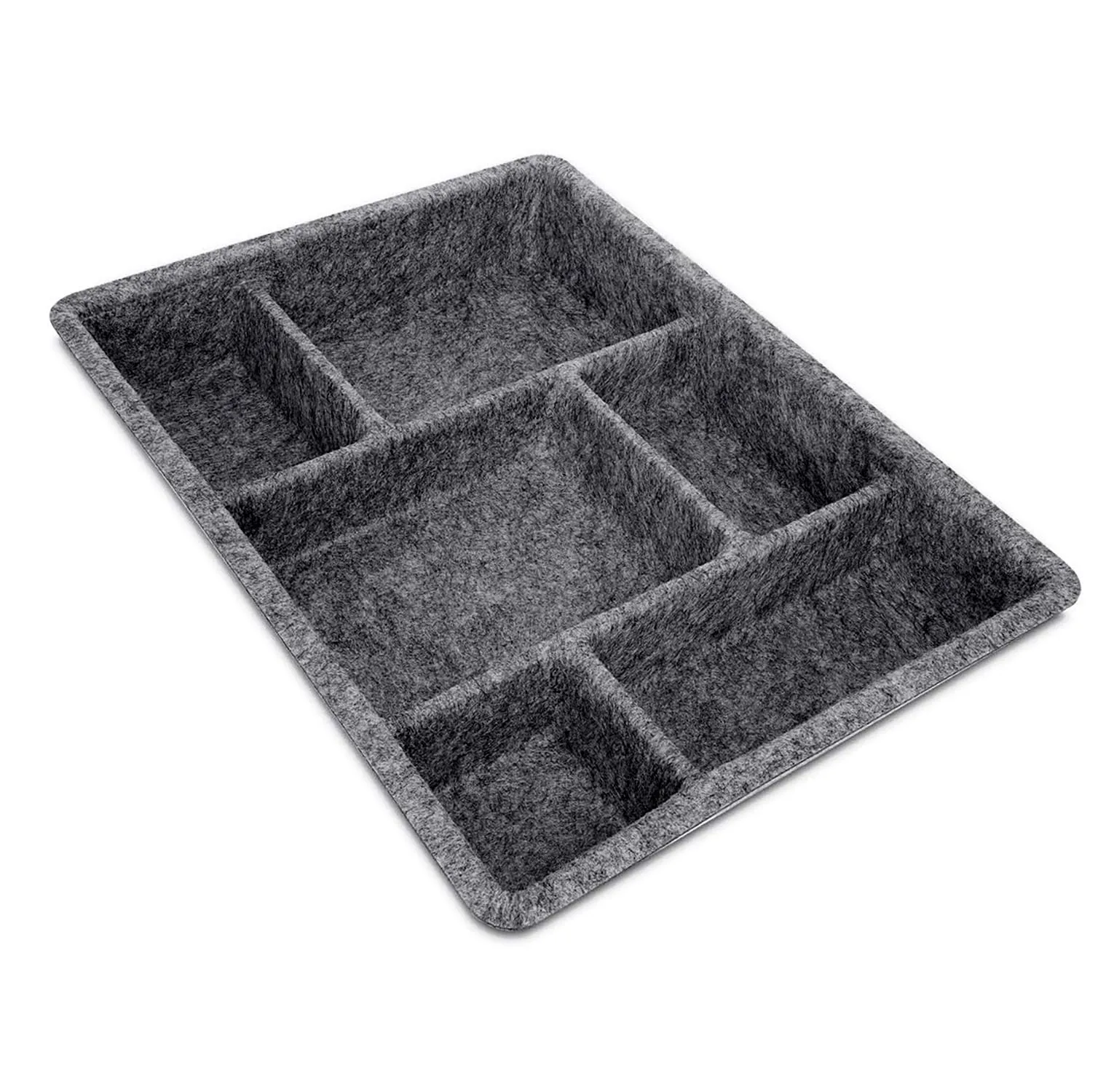 Felt Drawer Organizer Tray 6 Compartment