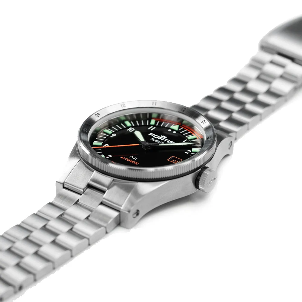 FOR Watch Flieger F-41 AutoMTic On Block Bracelet