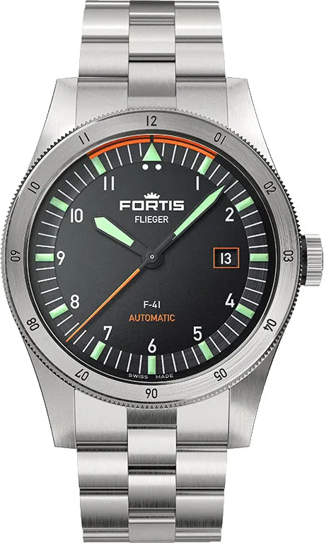 FOR Watch Flieger F-41 AutoMTic On Block Bracelet