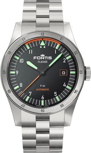 FOR Watch Flieger F-41 AutoMTic On Block Bracelet