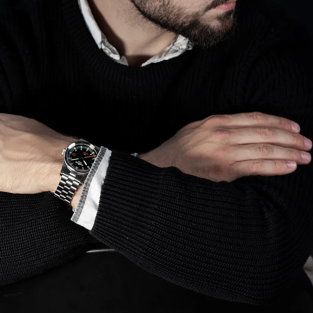 FOR Watch Flieger F-41 AutoMTic On Block Bracelet