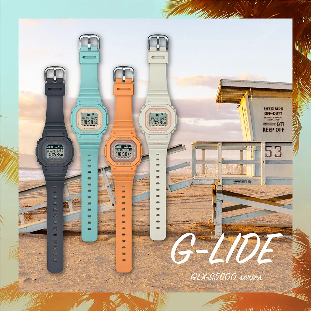 G-Shock GLXS5600-4 "S5600 G-Lide" Orange Resin Womens Watch