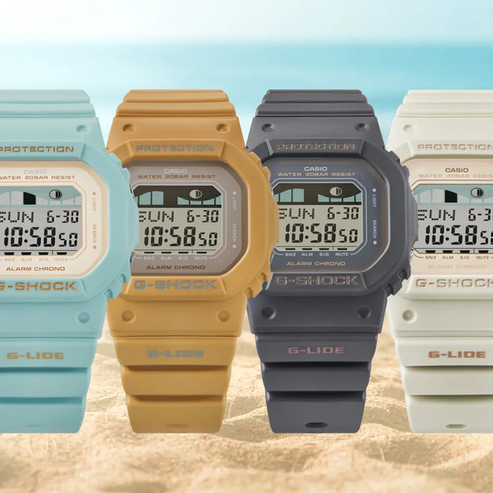 G-Shock GLXS5600-4 "S5600 G-Lide" Orange Resin Womens Watch
