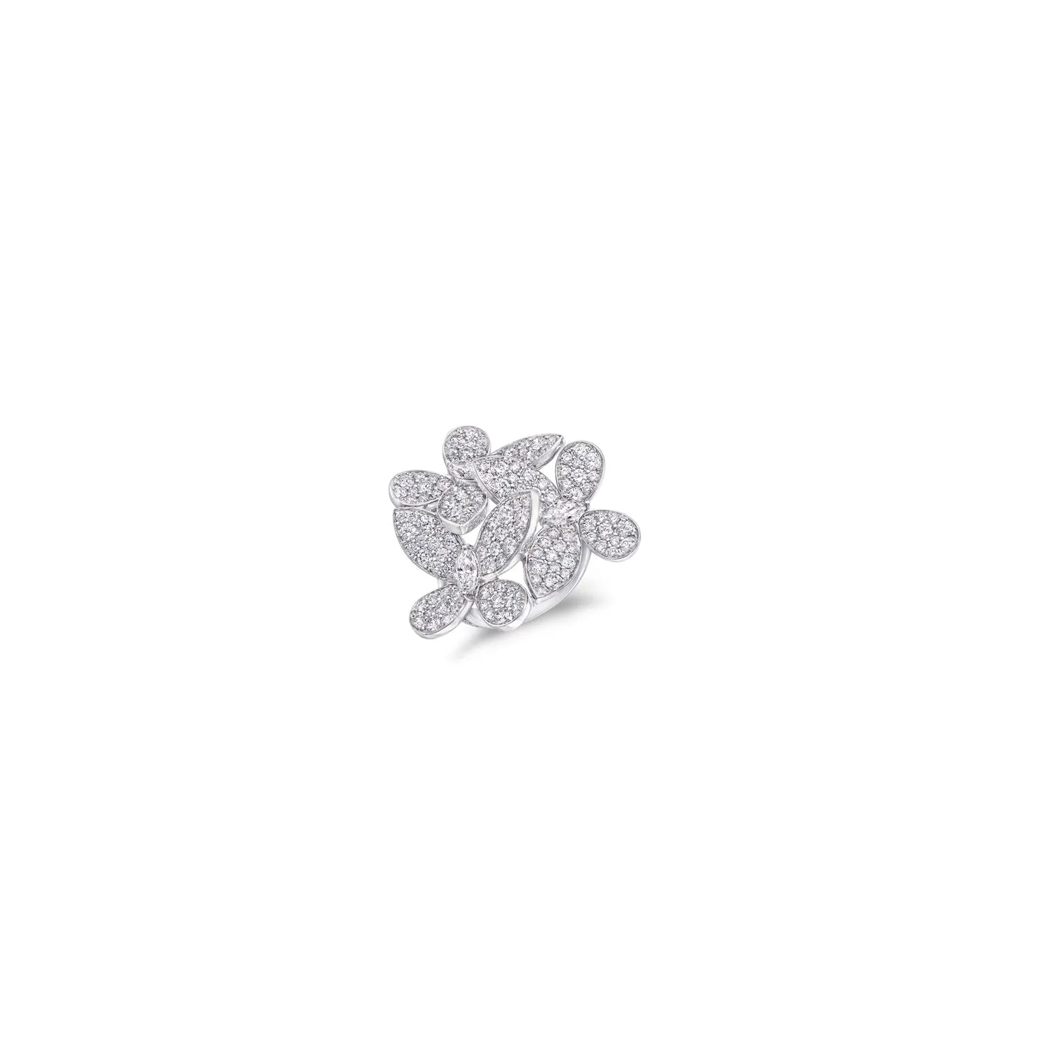 GRAFF Triple Pavé Butterfly Collection diamond small ring