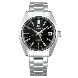 Grand Seiko Heritage GMT Mt. Iwate Watch, 40mm Black Dial, SBGJ265