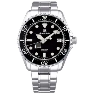 Grand Seiko Sports Collection Spring Drive Divers 44mm Black Dial Gents Watch SBGA461G
