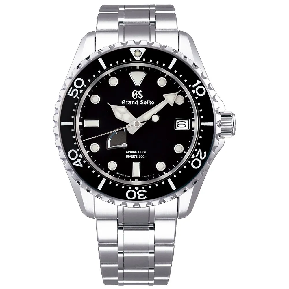 Grand Seiko Sports Collection Spring Drive Divers 44mm Black Dial Gents Watch SBGA461G