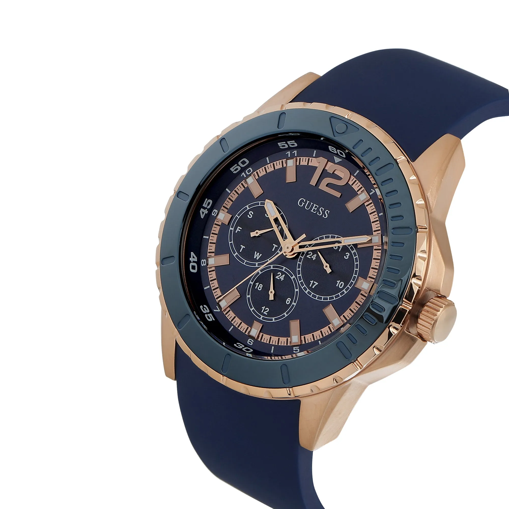 Guess Blue Dial Men Watch - U0485G1M