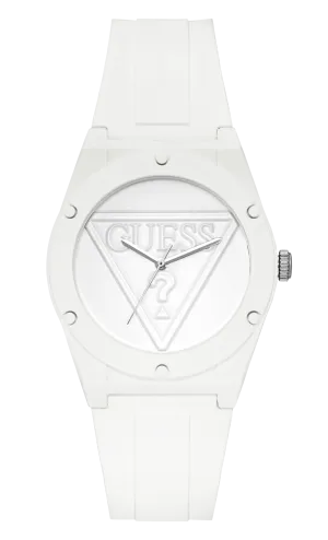 Guess Ladies White Analog Watch - W1283L1