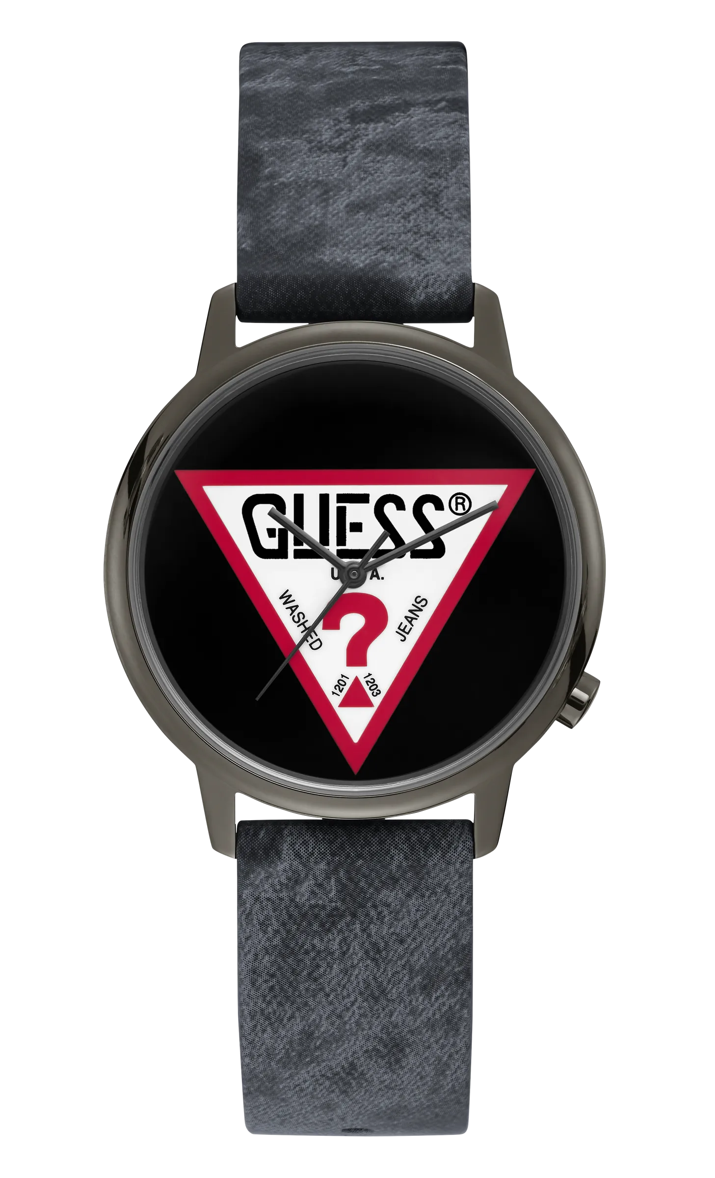 Guess Men Black Dial Analog Watch - V1029M3