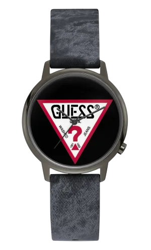 Guess Men Black Dial Analog Watch - V1029M3