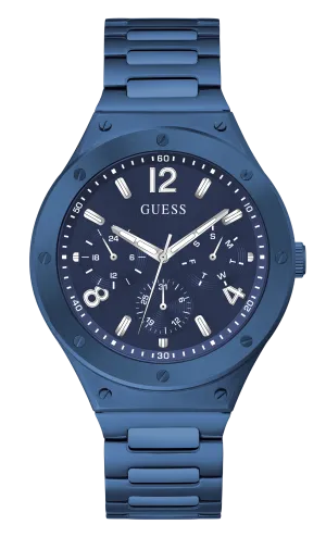 Guess Mens Blue Multi-function Watch - GW0454G4